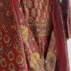 Red Kalamkari Cotton Anarkali Suit Set – 3 Piece