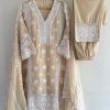 WhatsApp Image 2026-05-26 at 16.53.30 (1) Beige Schiffli Chikan Suit Set with Embroidered Dupatta