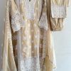 WhatsApp Image 2026-05-26 at 16.53.30 Beige Schiffli Chikan Suit Set with Embroidered Dupatta