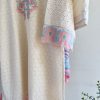 IMG_0400 Off-White Pakistani Style Cotton Suit Set – Pink & Aqua Embroider