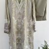 IMG_0418 Sage Green Heavy Embroidered Lawn Suit with Printed Chiffon Dupatta