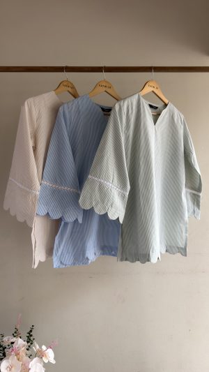 A stylish striped tunic