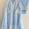 IMG_0604 Powder Blue Schiffli Chikan Suit Set with Embroidered Dupatta